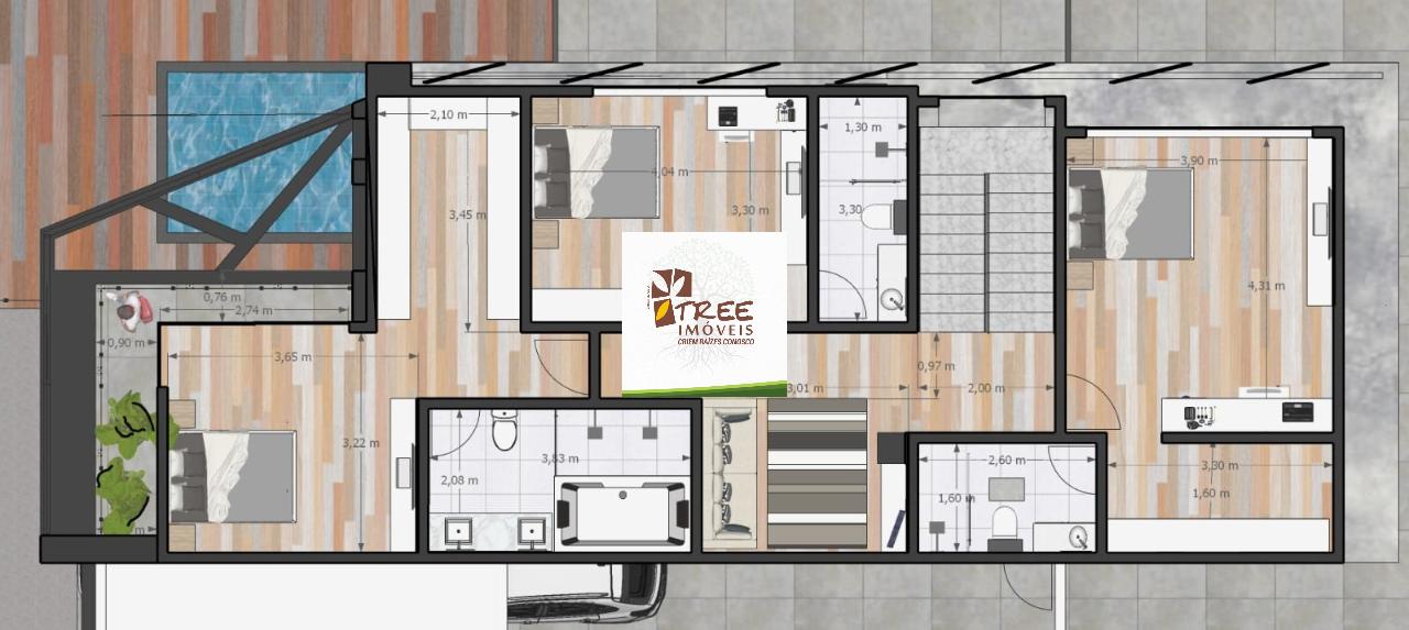 Sobrado, 10 quartos, 300 m² - Foto 9
